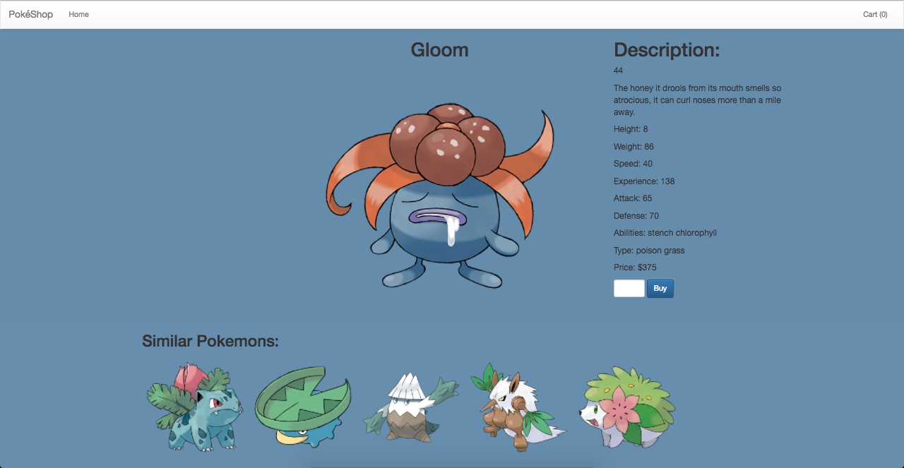 Pokeshop App